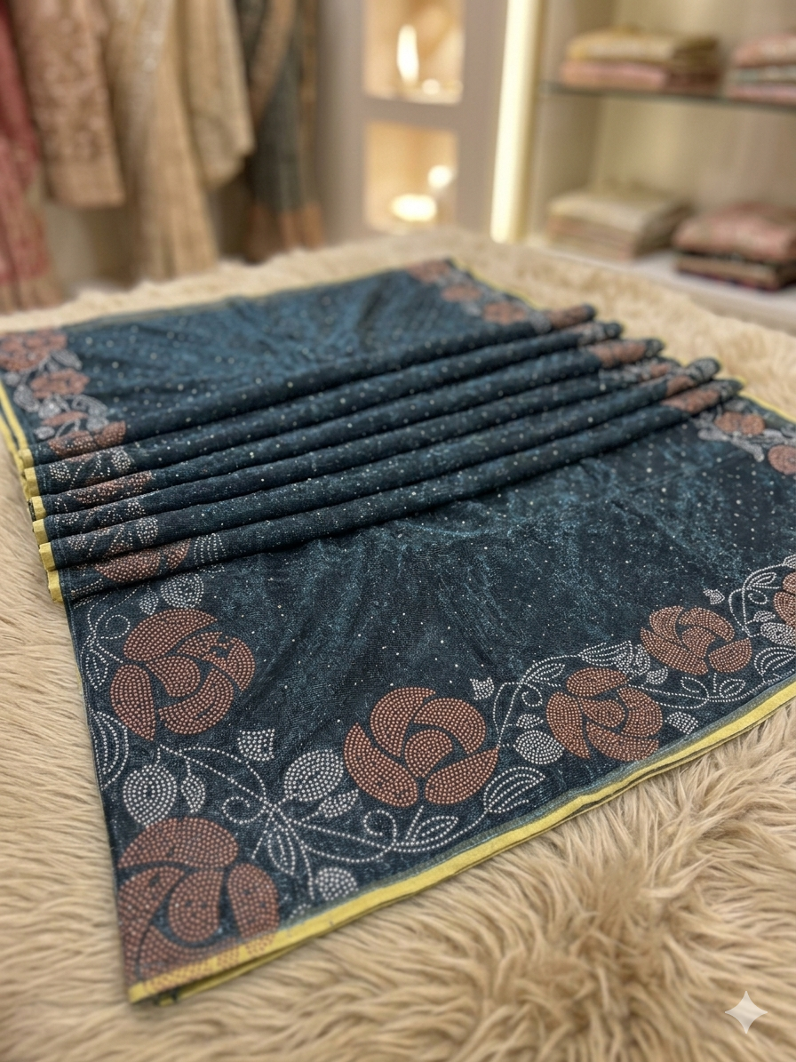 Midnight Teal Elegance