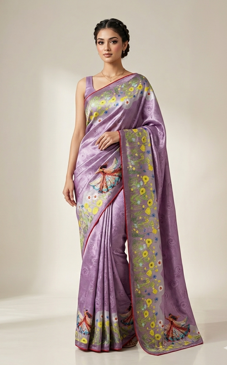 Purple Dream panihari saree