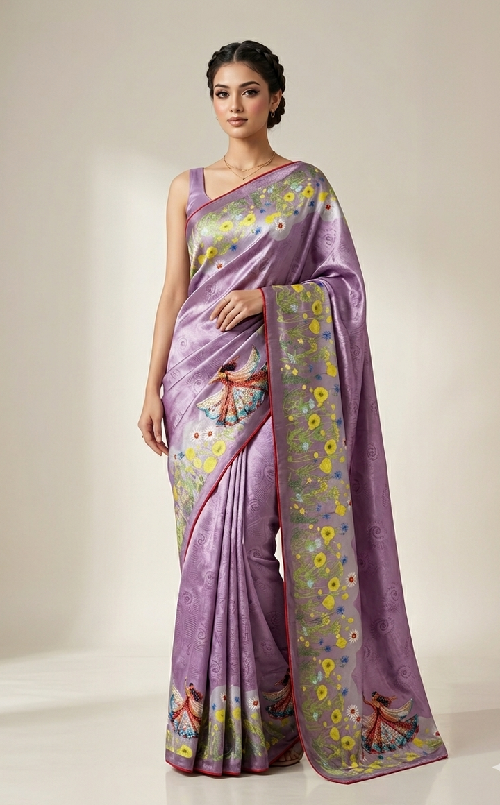 Purple Dream panihari saree