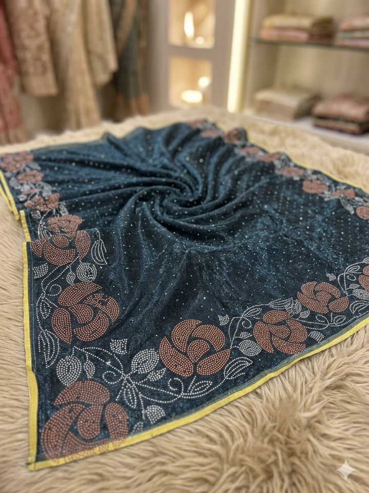 Midnight Teal Elegance