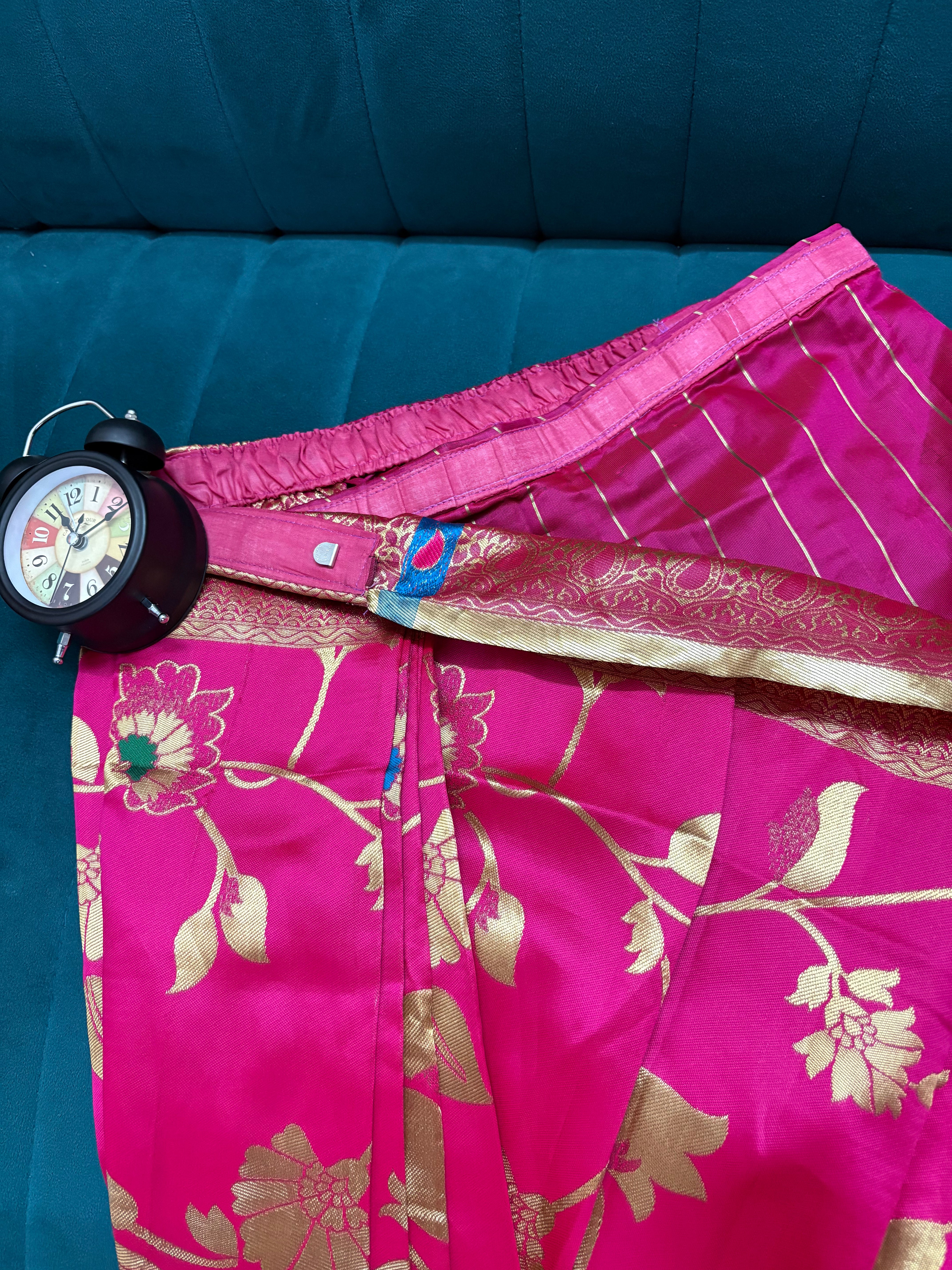 Pink Festive Premium Soft Silk Saree