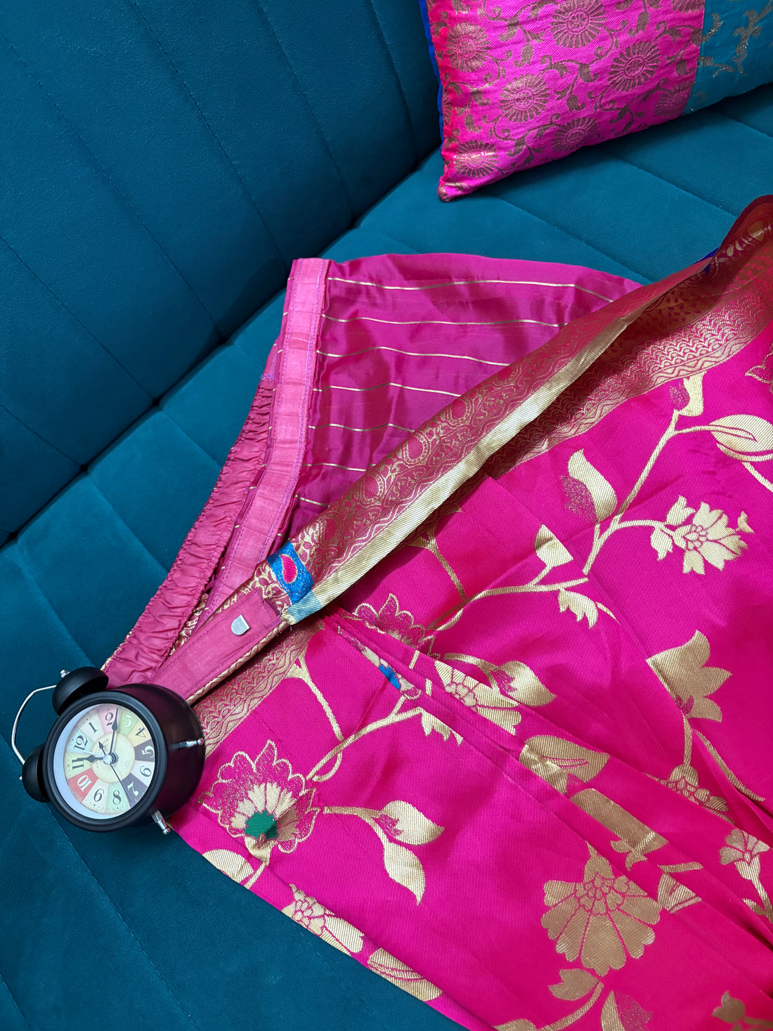 Pink Festive Premium Soft Silk Saree