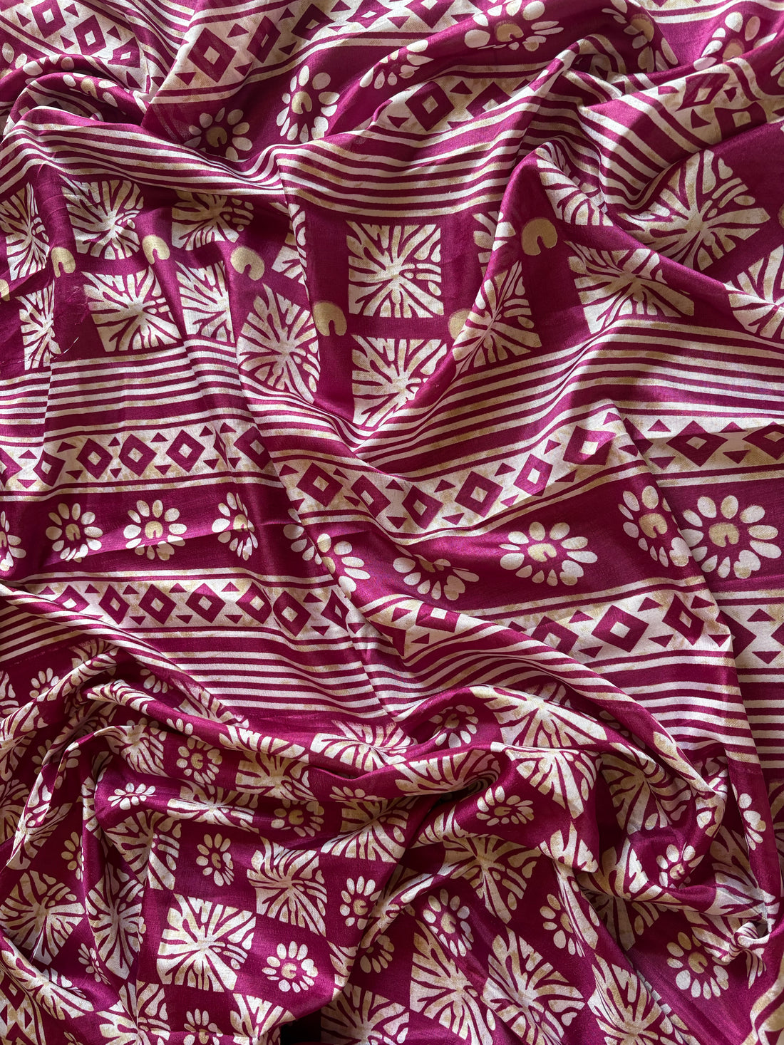 Wine Dola Silk Saree