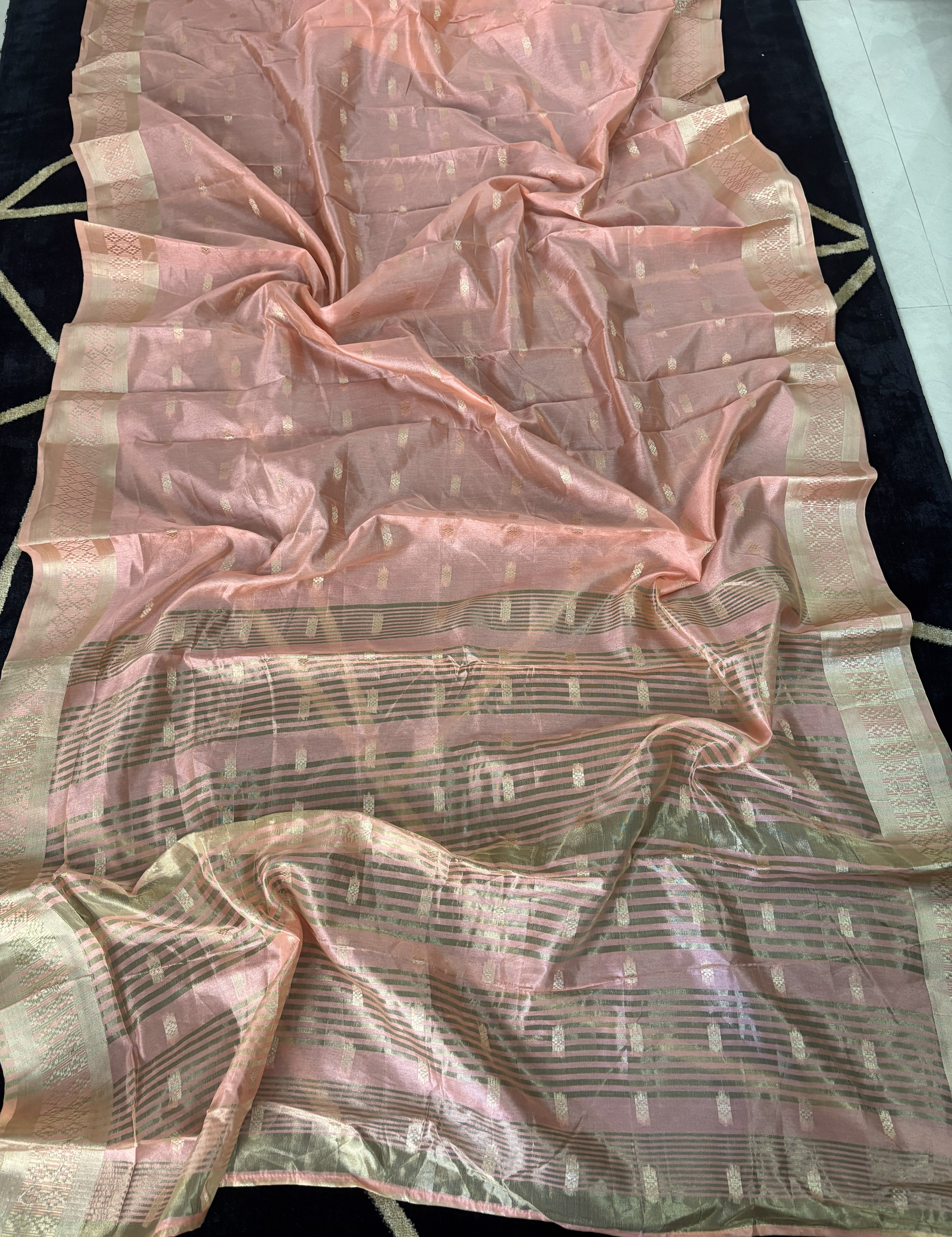 Peach South Silk Saree