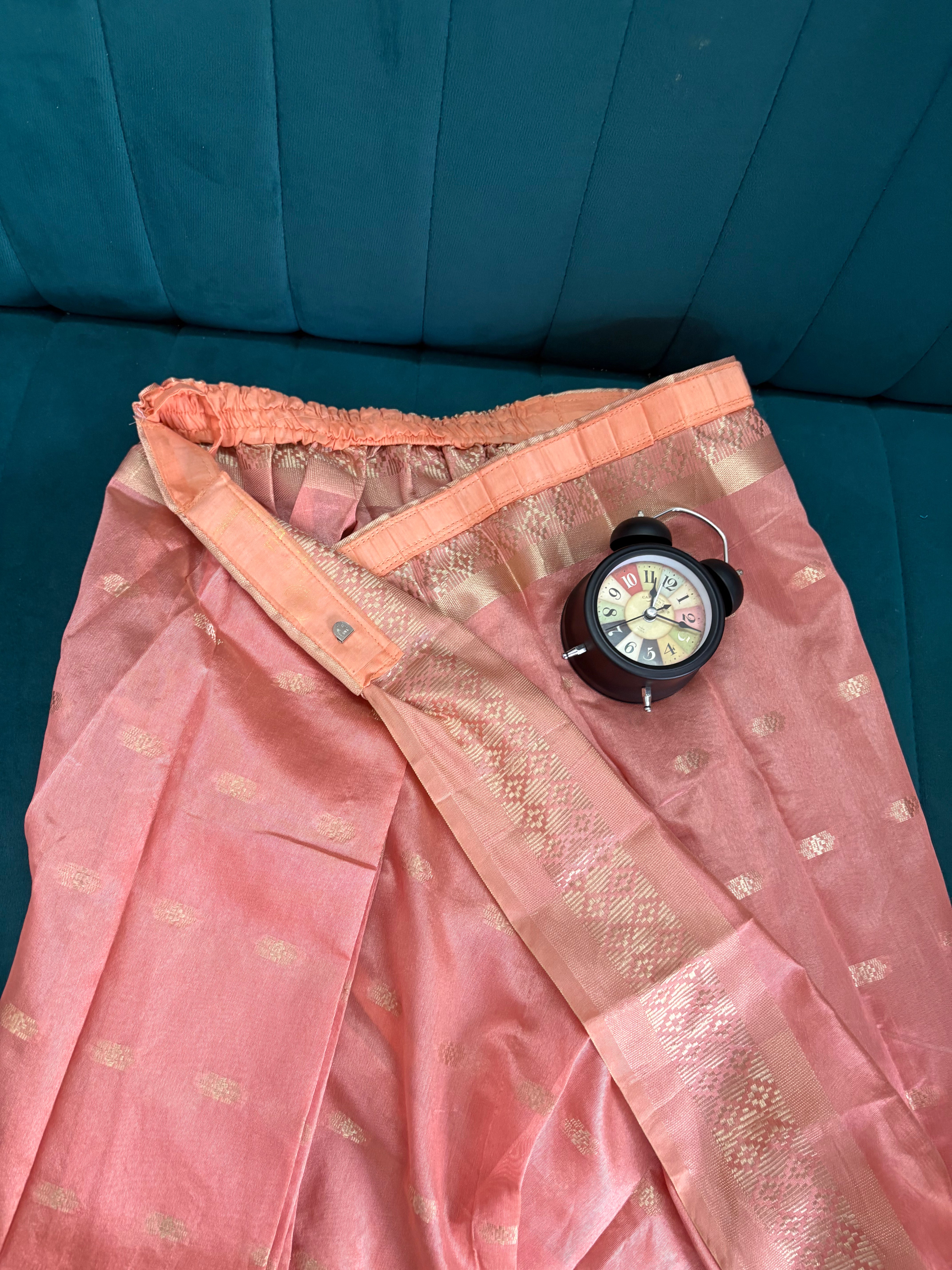 Peach South Silk Saree