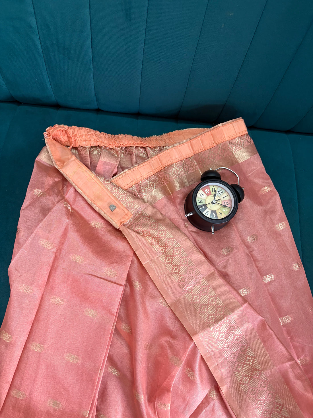 Peach South Silk Saree