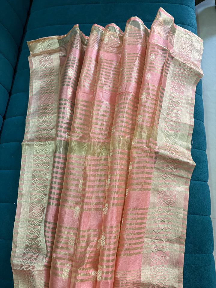 Peach South Silk Saree
