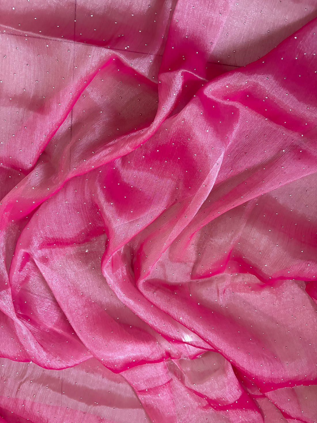 Pink Tissue Party Wear Saree