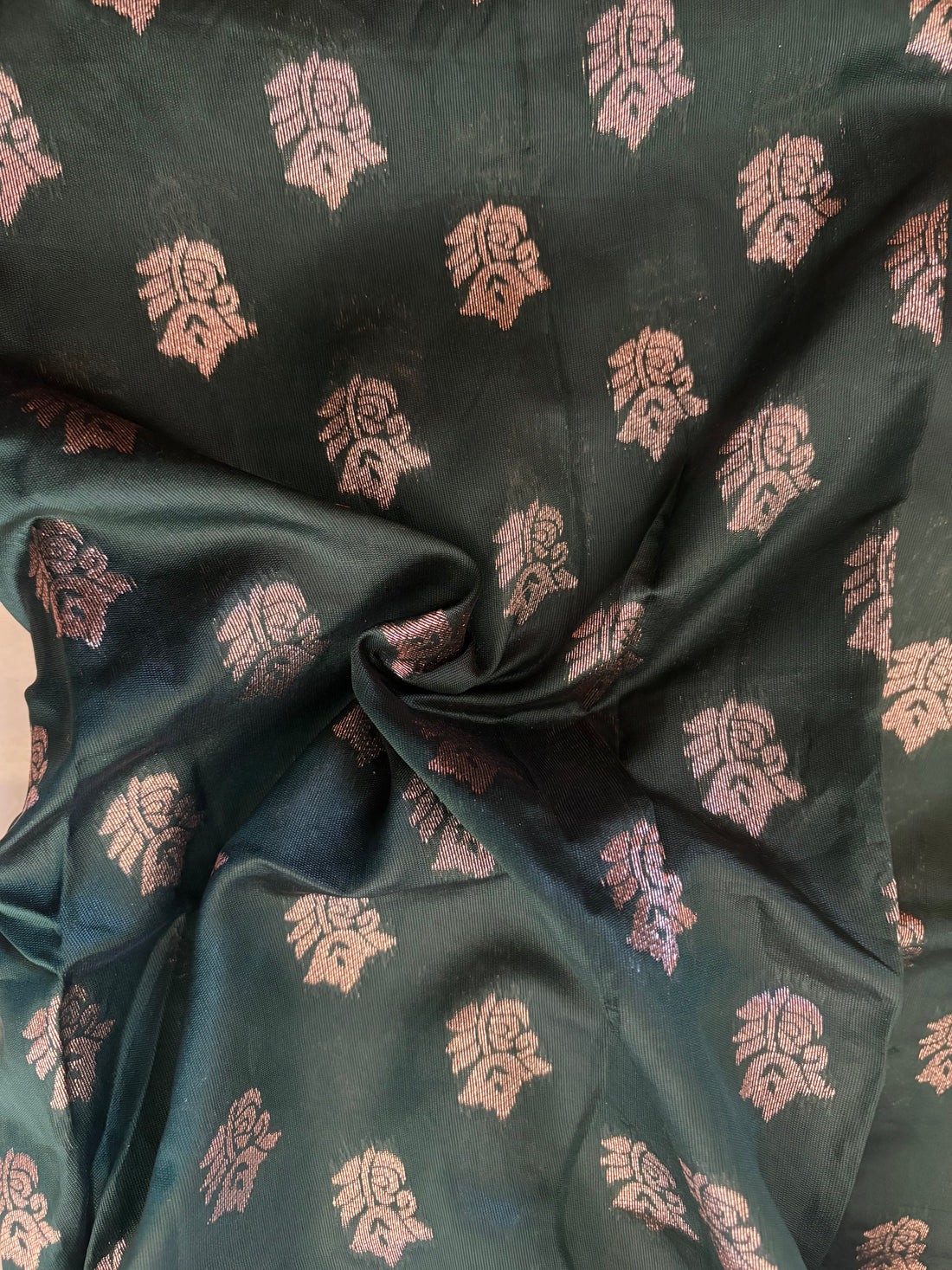 Green Festive Kathpadar Saree