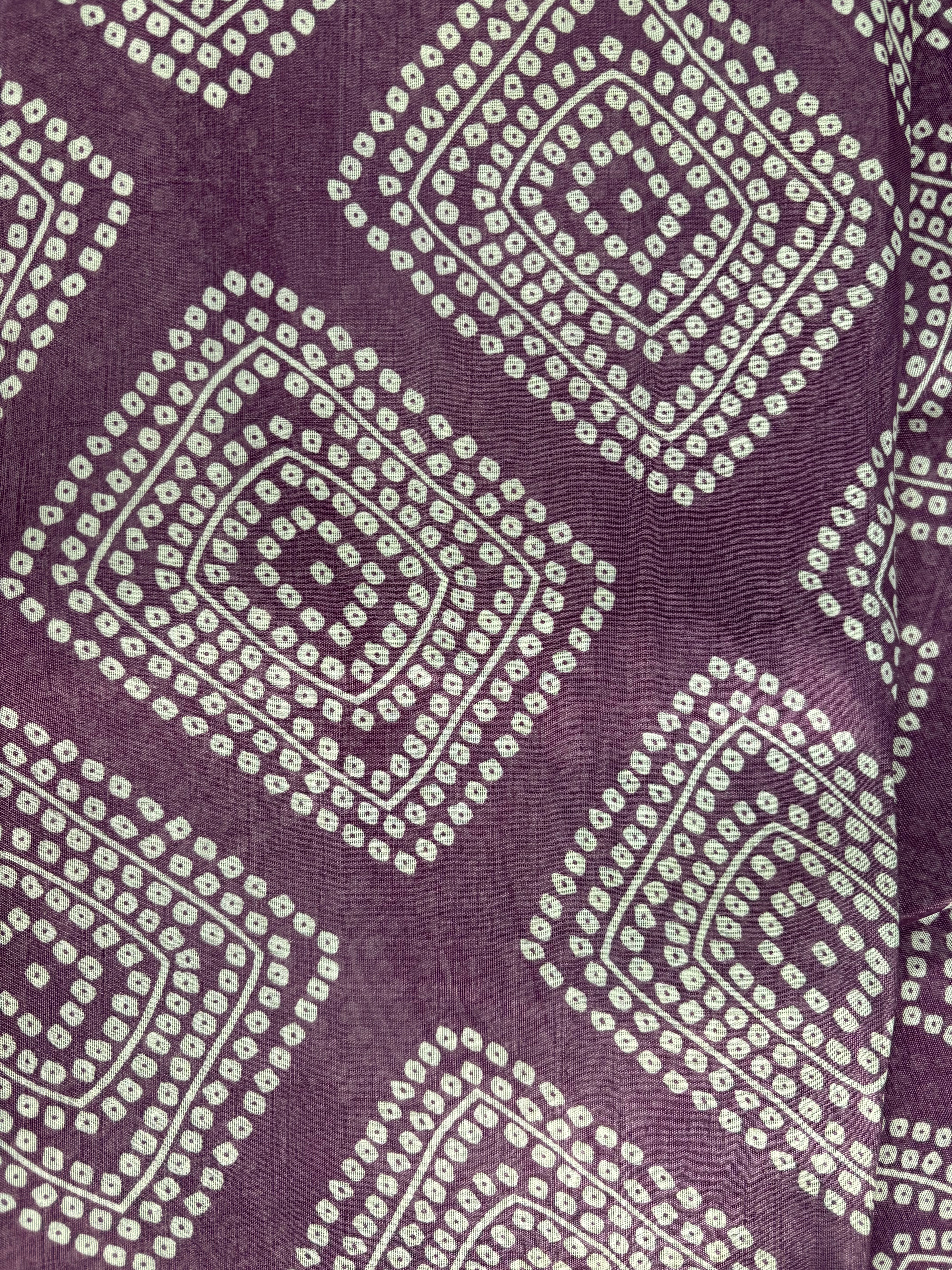 Voilet Bandhani dola silk