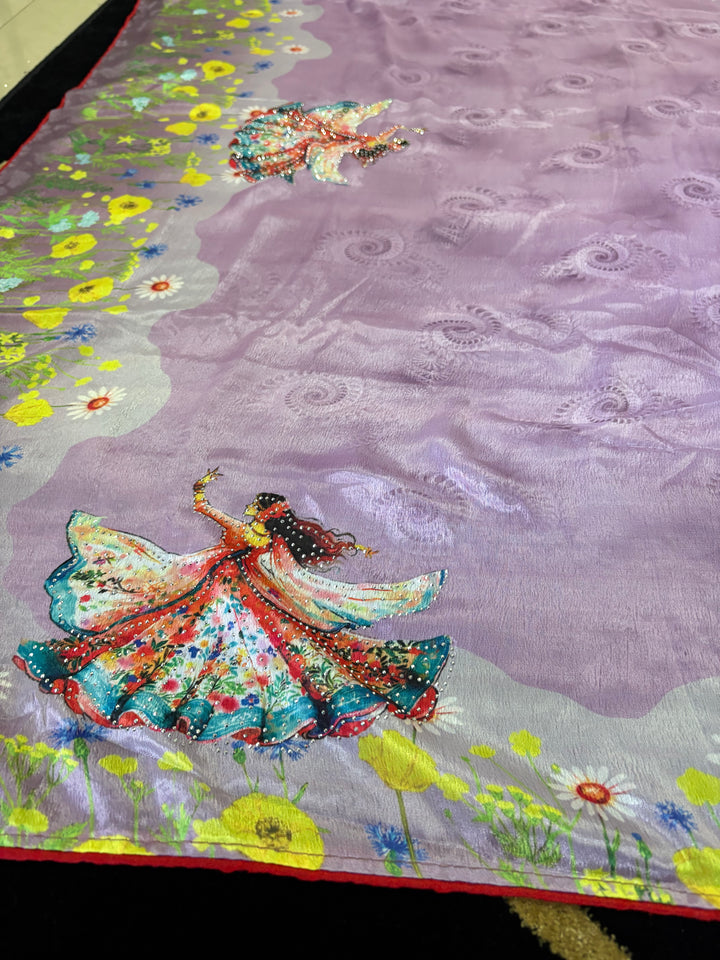 Purple Dream panihari saree