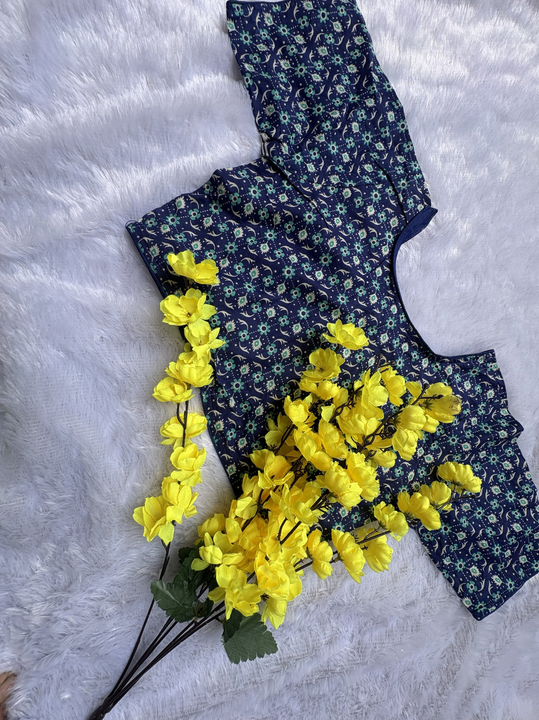 Navy Floral Bloom Blouse