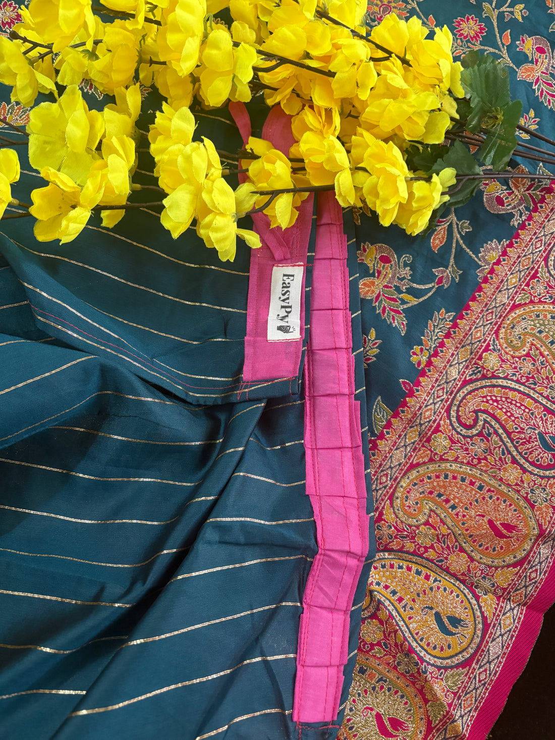Meenakari (teal)