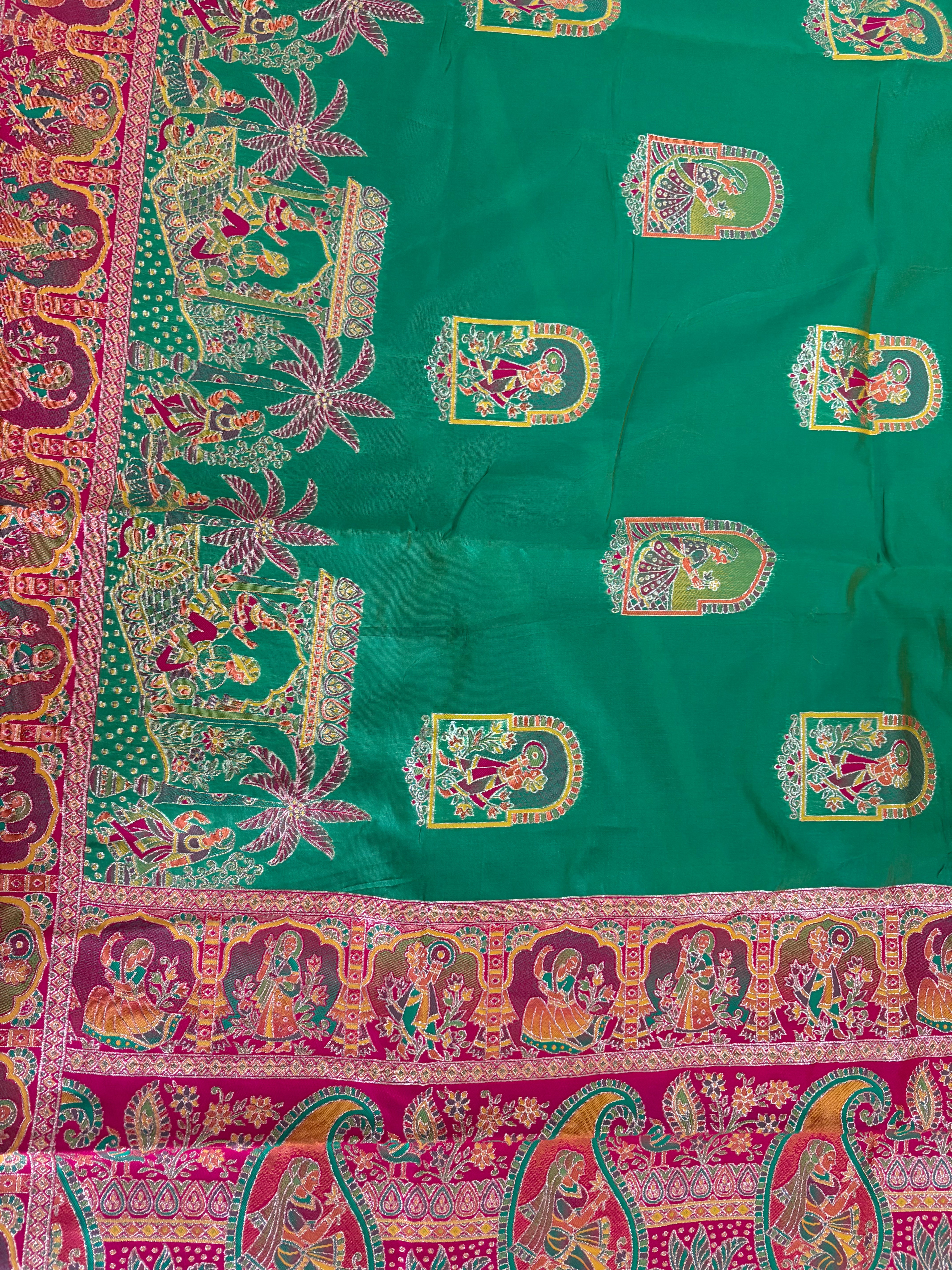 Meenakari (Green)