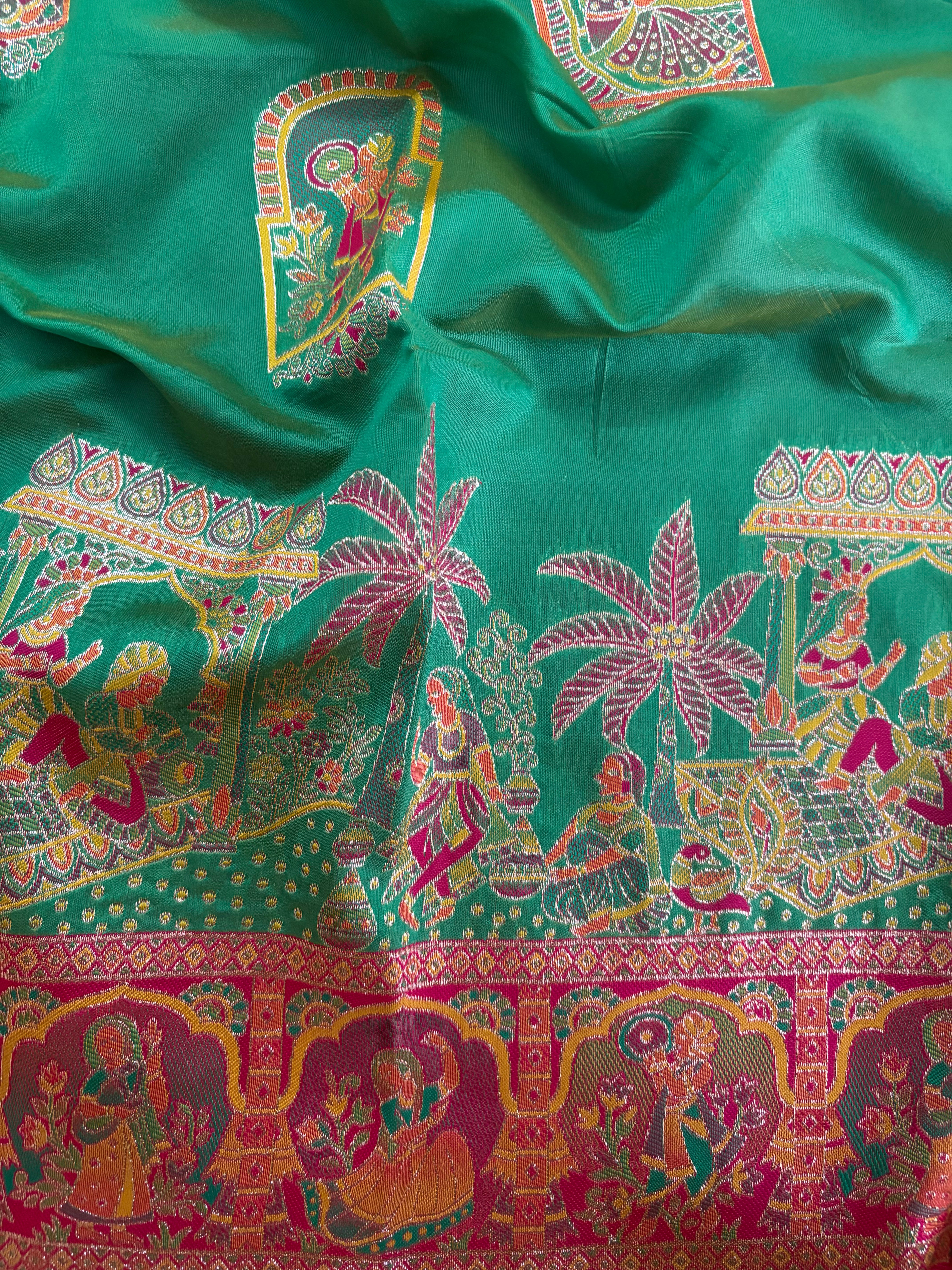 Meenakari (Green)