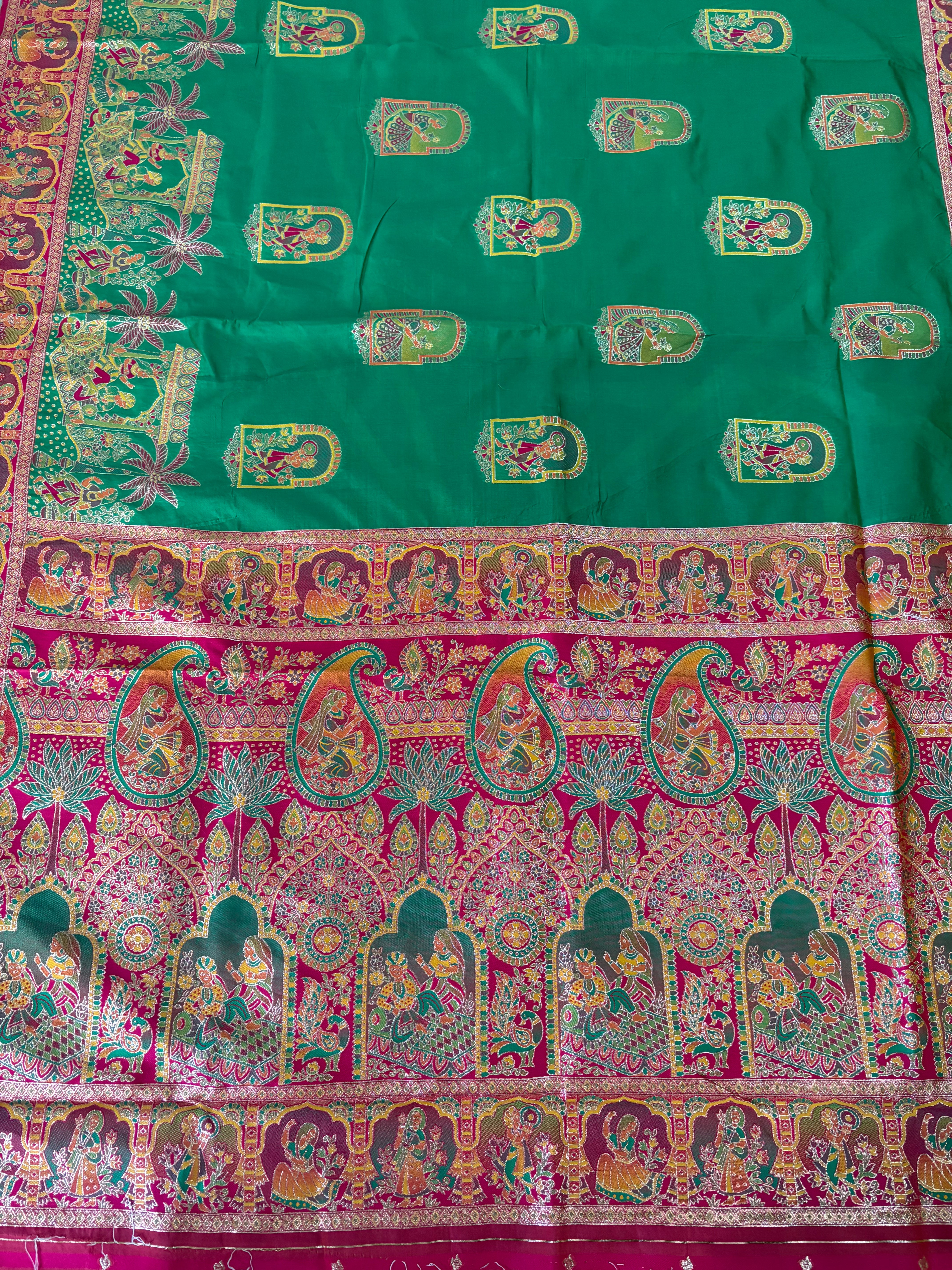Meenakari (Green)