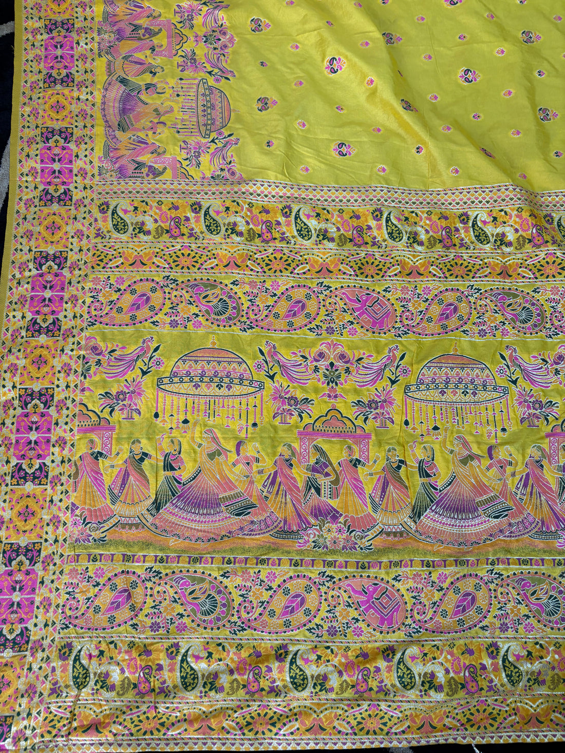 Vasant Bandhani-Style  saree