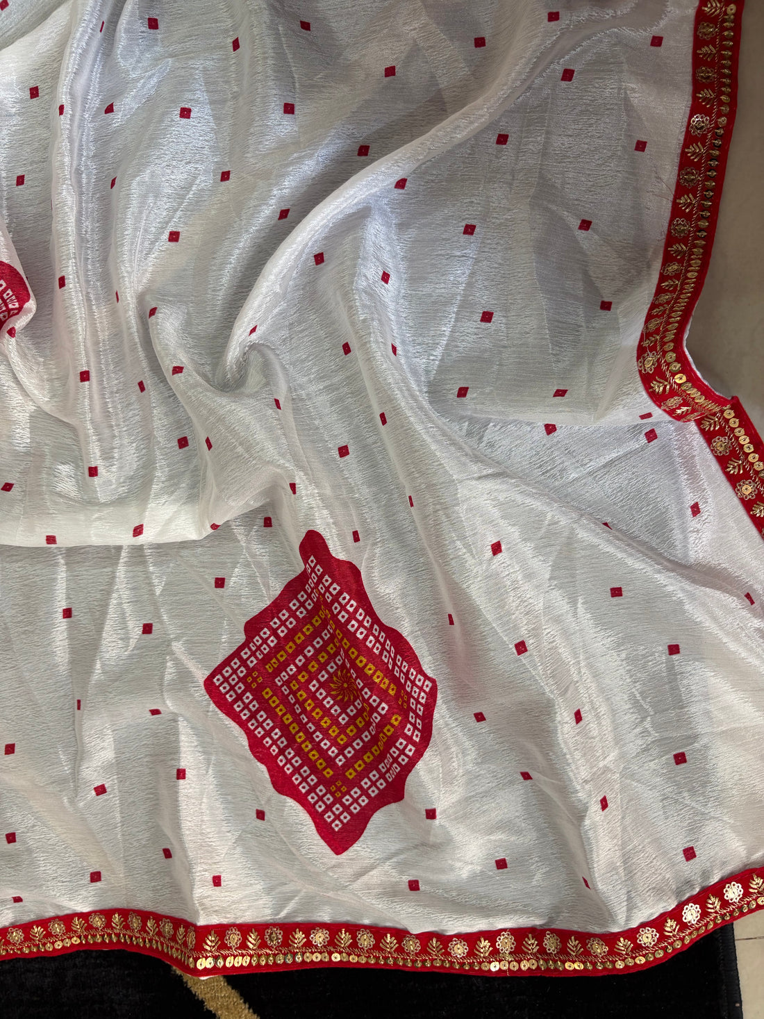 Vintage Garden Silk Saree