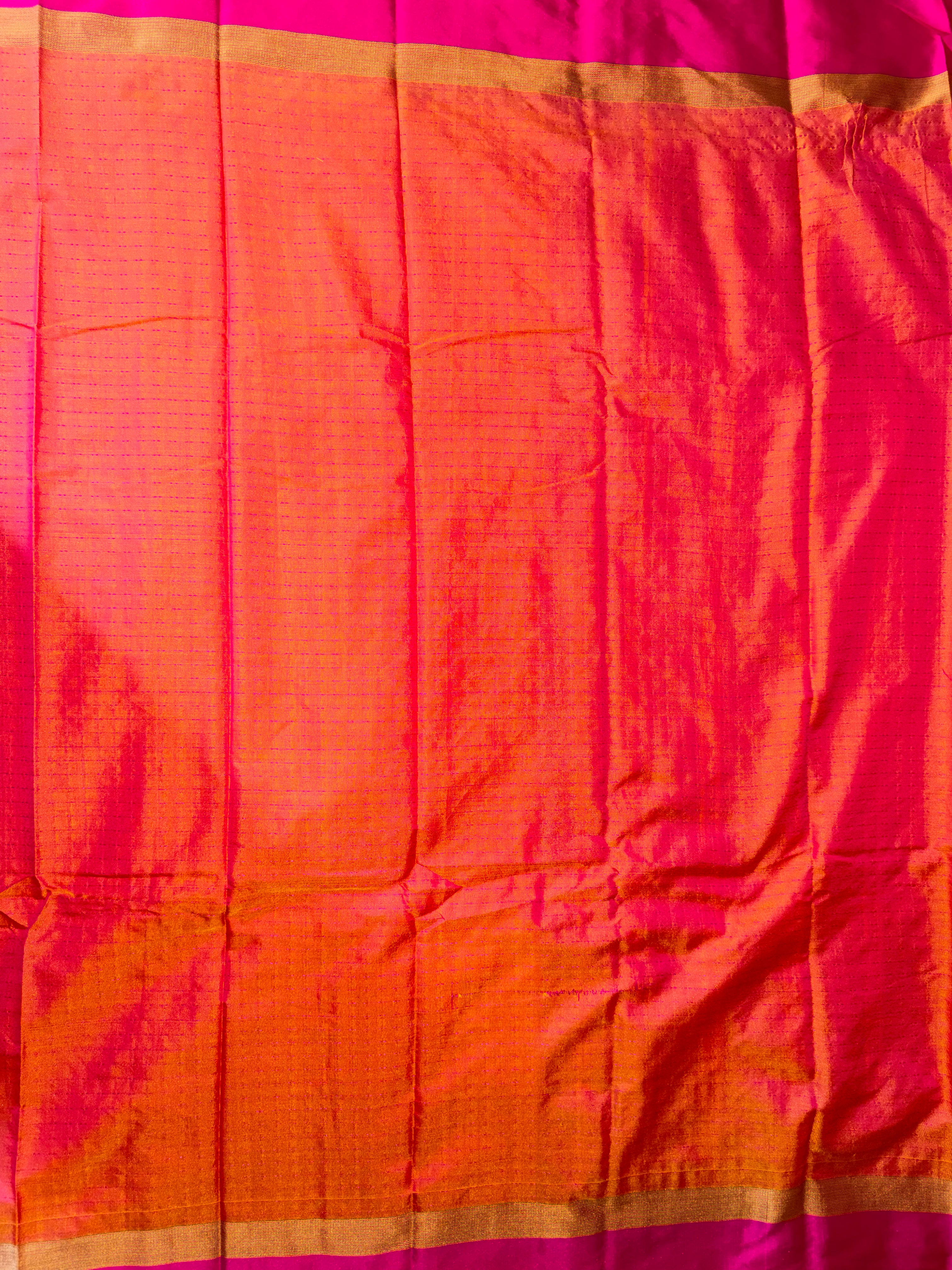 KanMani-South Silk (Mustard Yellow & Pink)