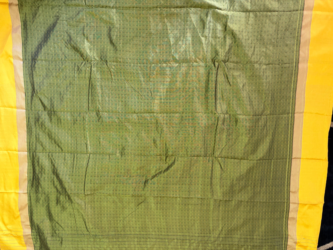 KanMani-South Silk (Navy Blue & Yellow)
