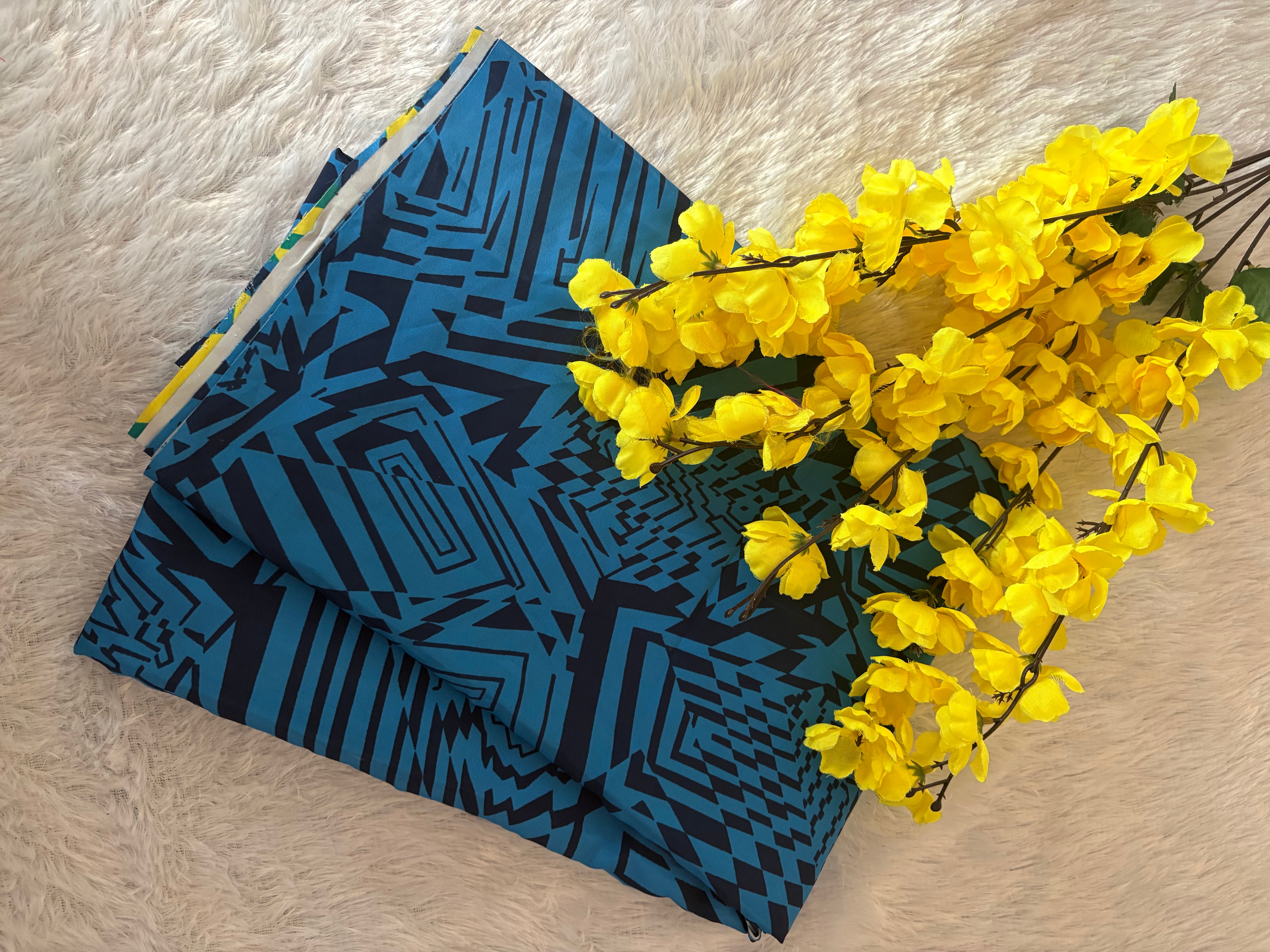 Kyra-Soft Silk (Teal Blue)