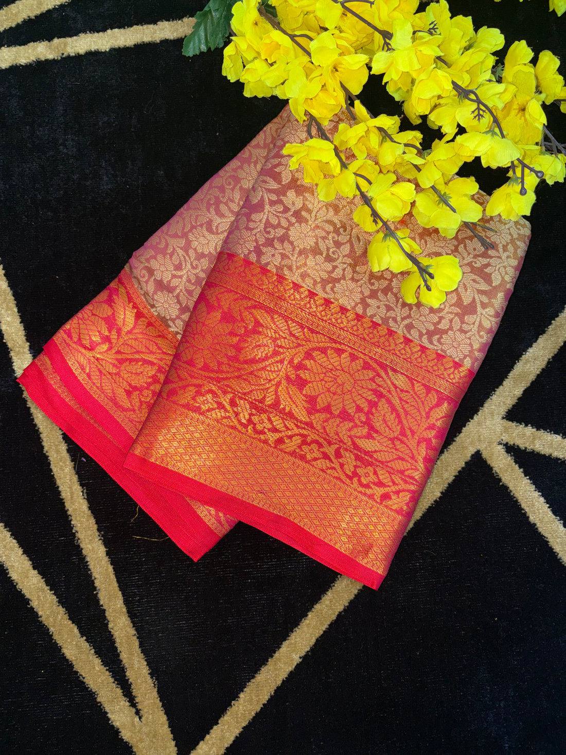 Kanchi-Kanjivaram Silk (Rich Wine & Maroon)