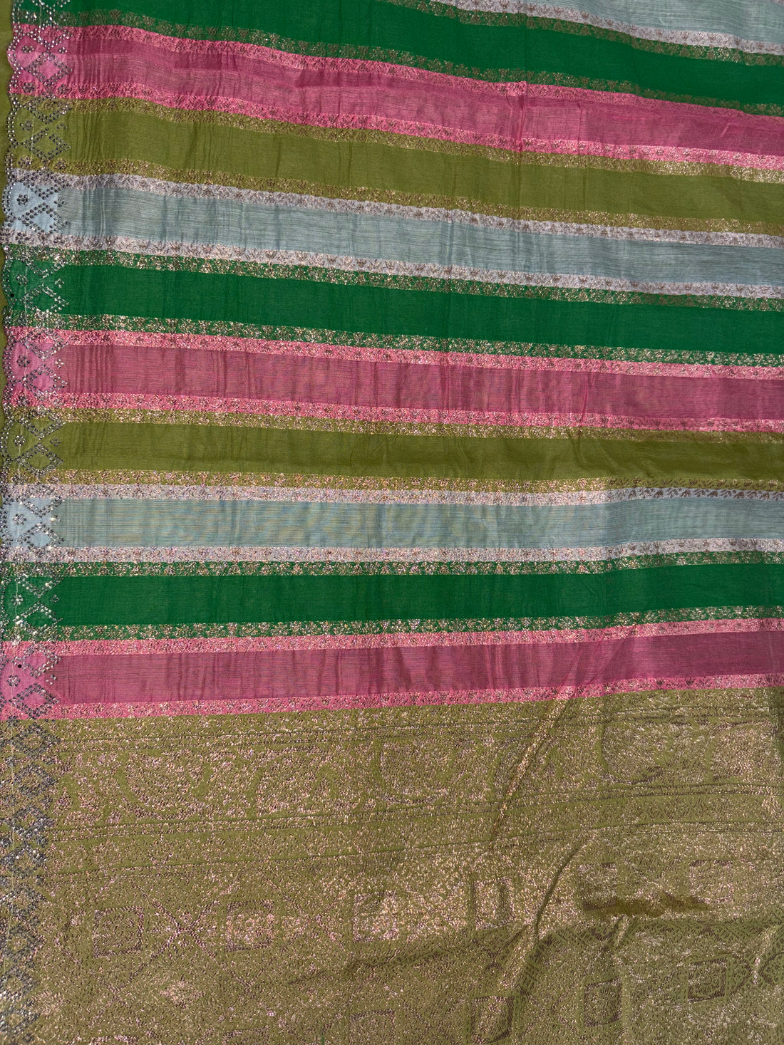 Shatarangi-cotton jari (Multi Colored)