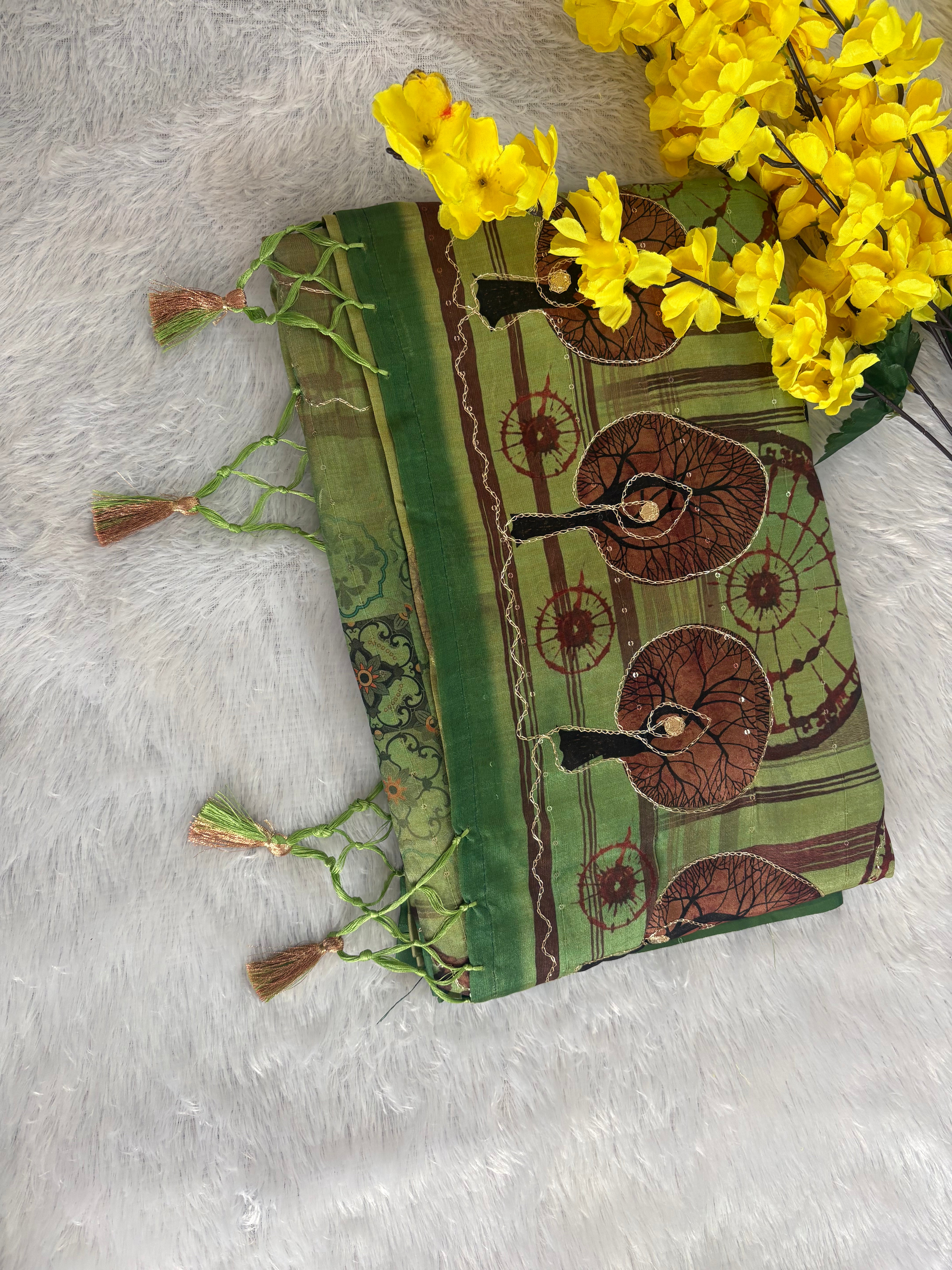 Maya-Chiffon Silk (Sage Green)