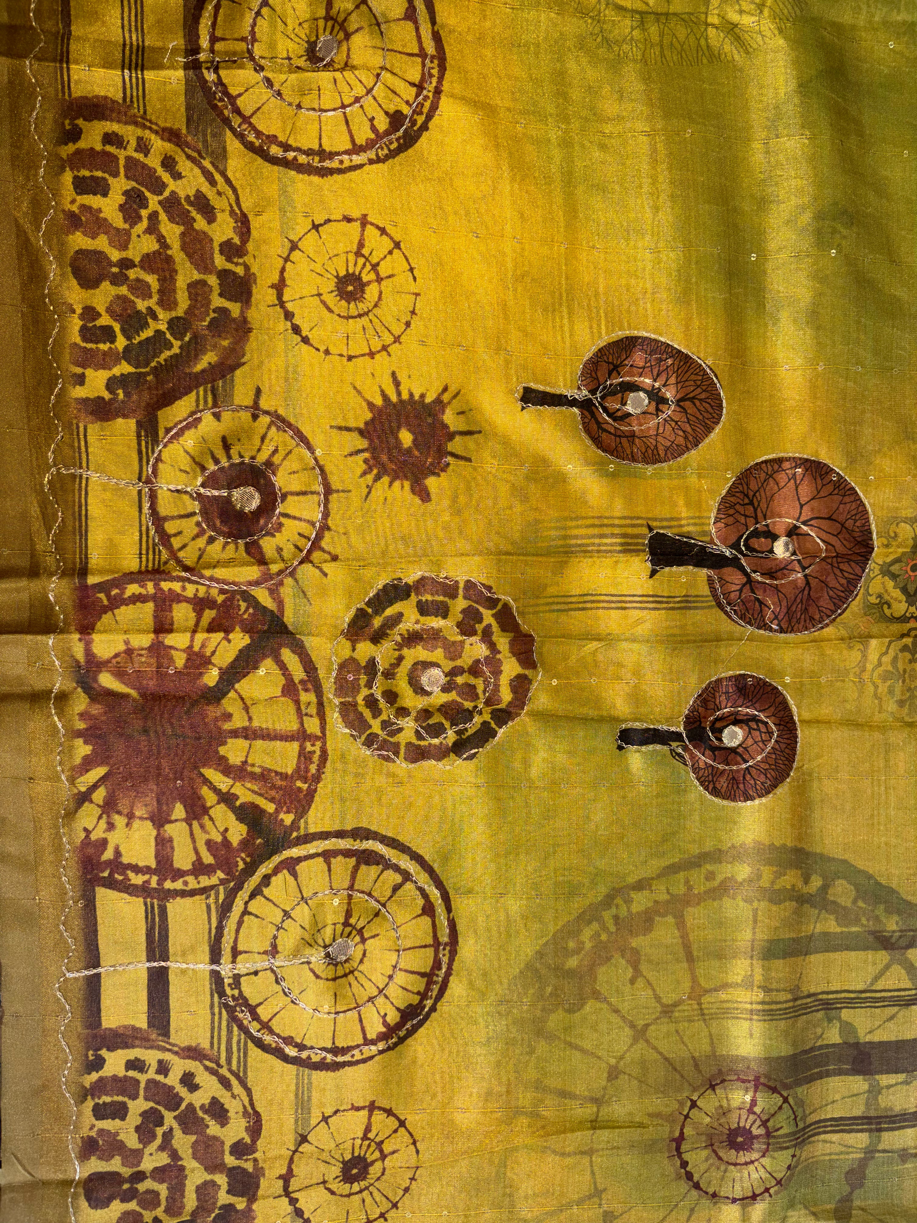 Maya-Chiffon Silk (Mustard)