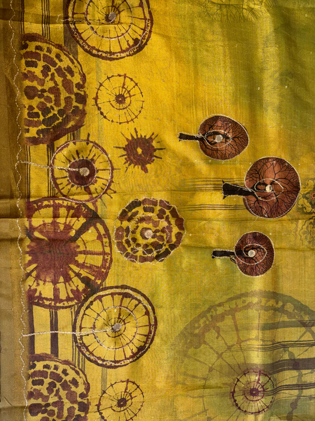 Maya-Chiffon Silk (Mustard)