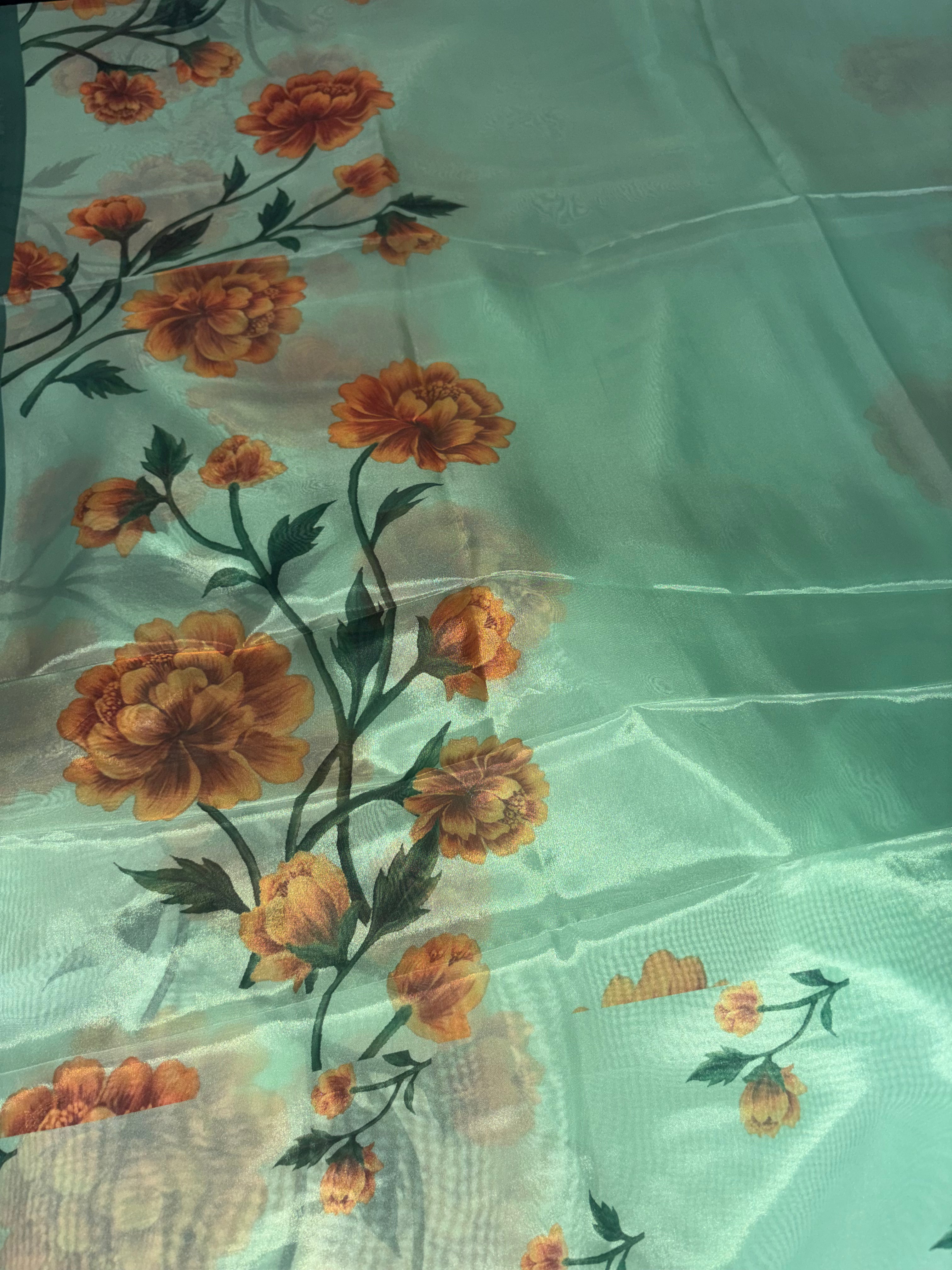 Komolika- Organza (Mint Green)