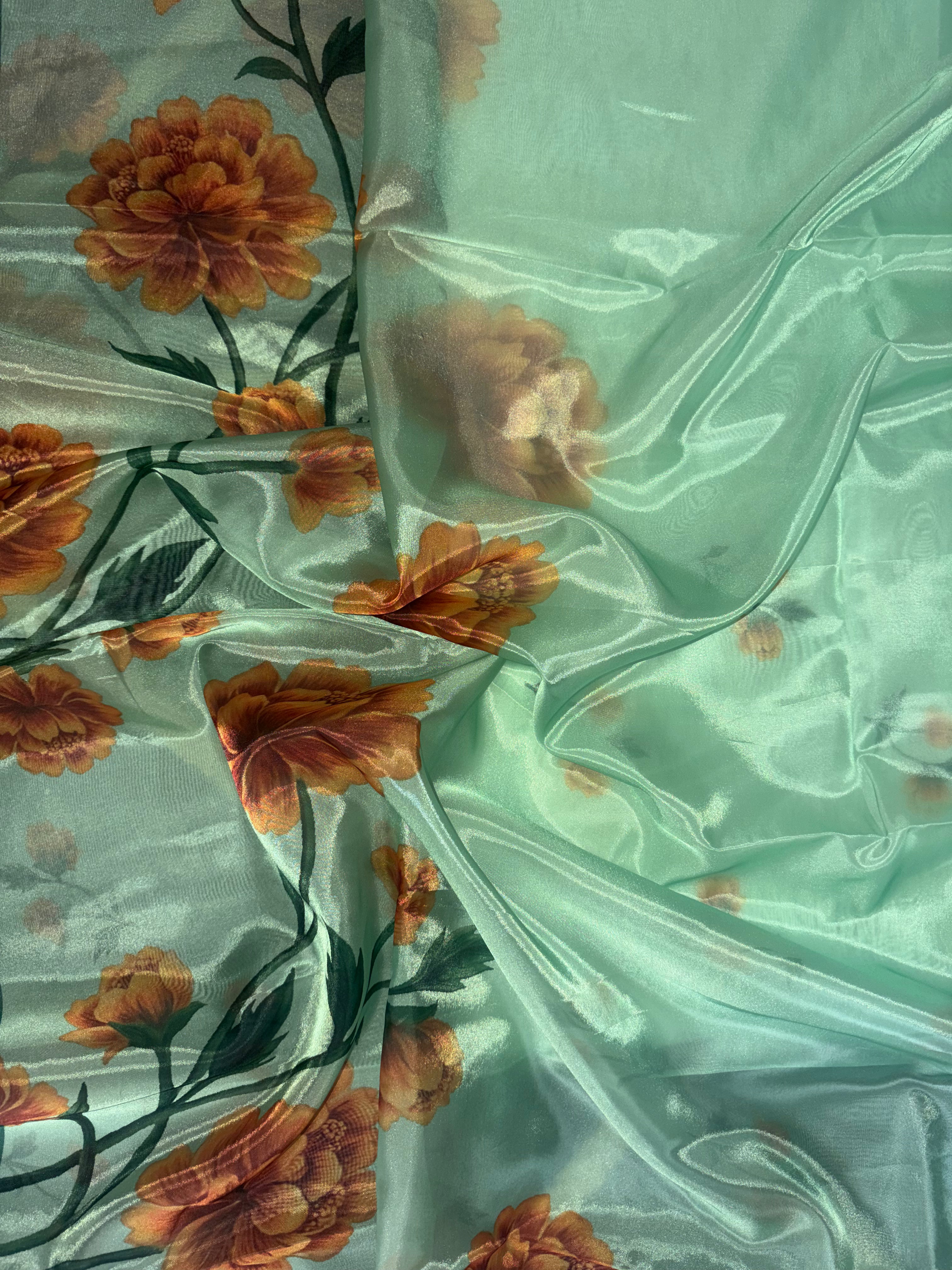 Komolika- Organza (Mint Green)