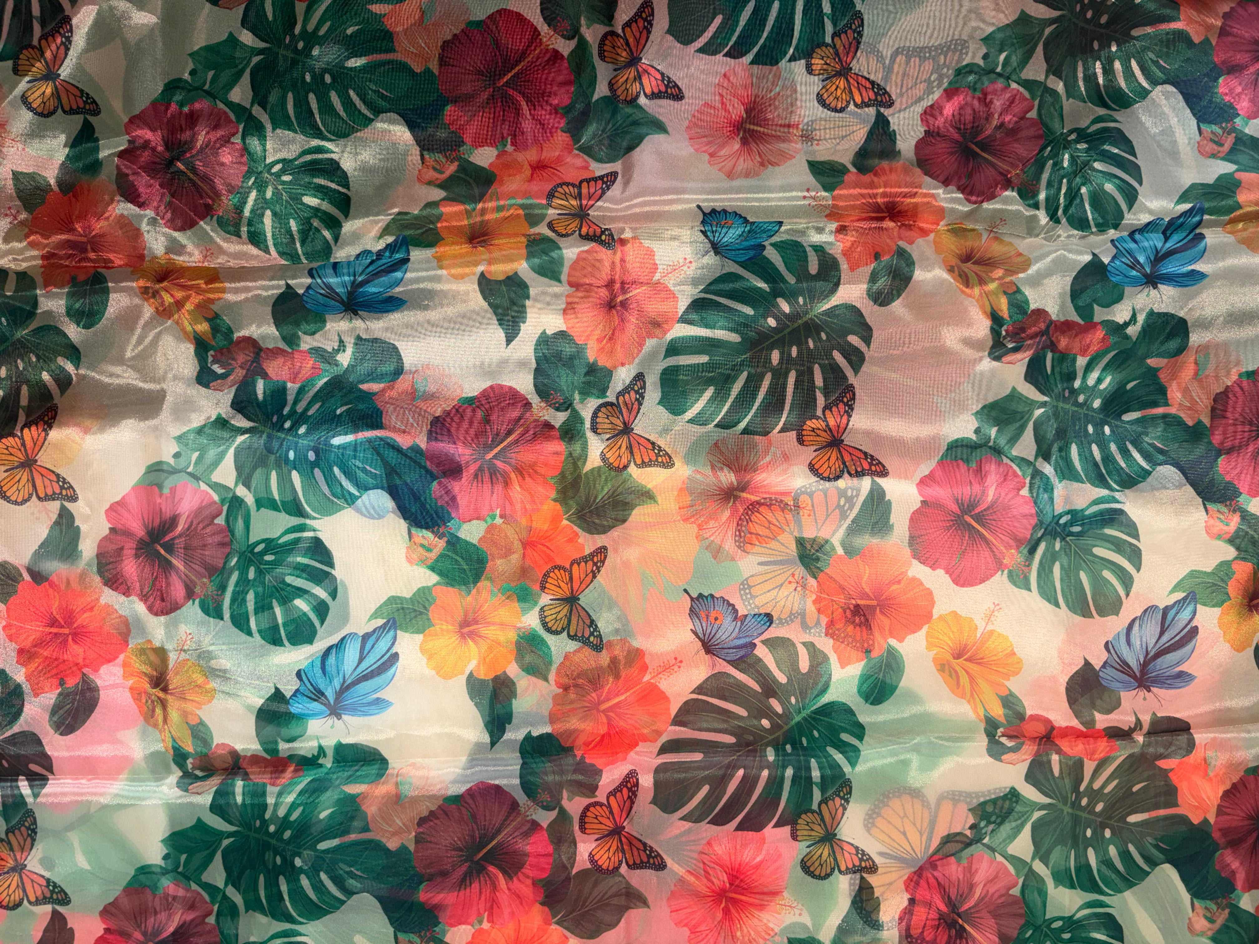 Sindoora- Organza (Multi Coloured)