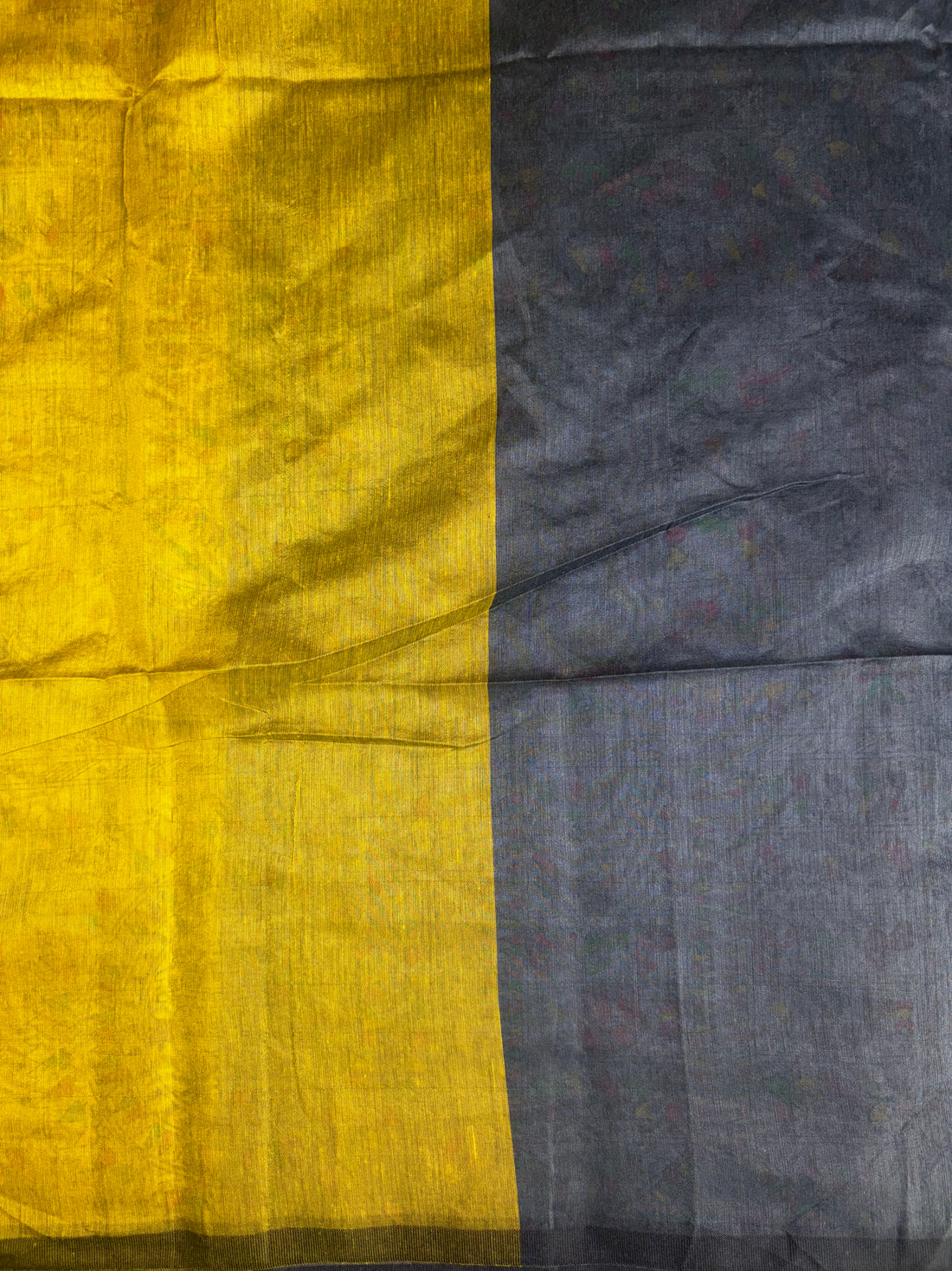 Khadi Cotton (Vibrant mustard yellow)