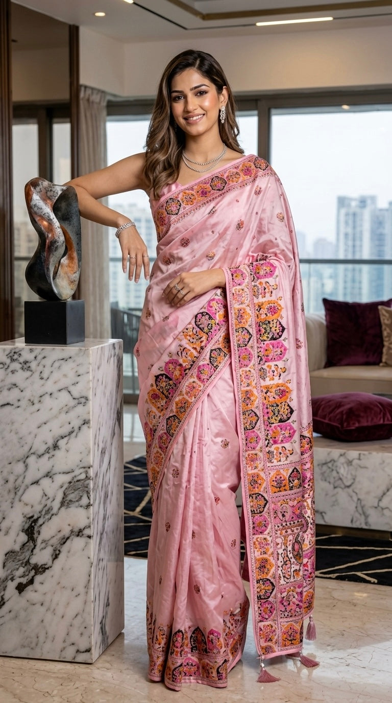 Royal Rose Pashmina Ready to wear Saree
