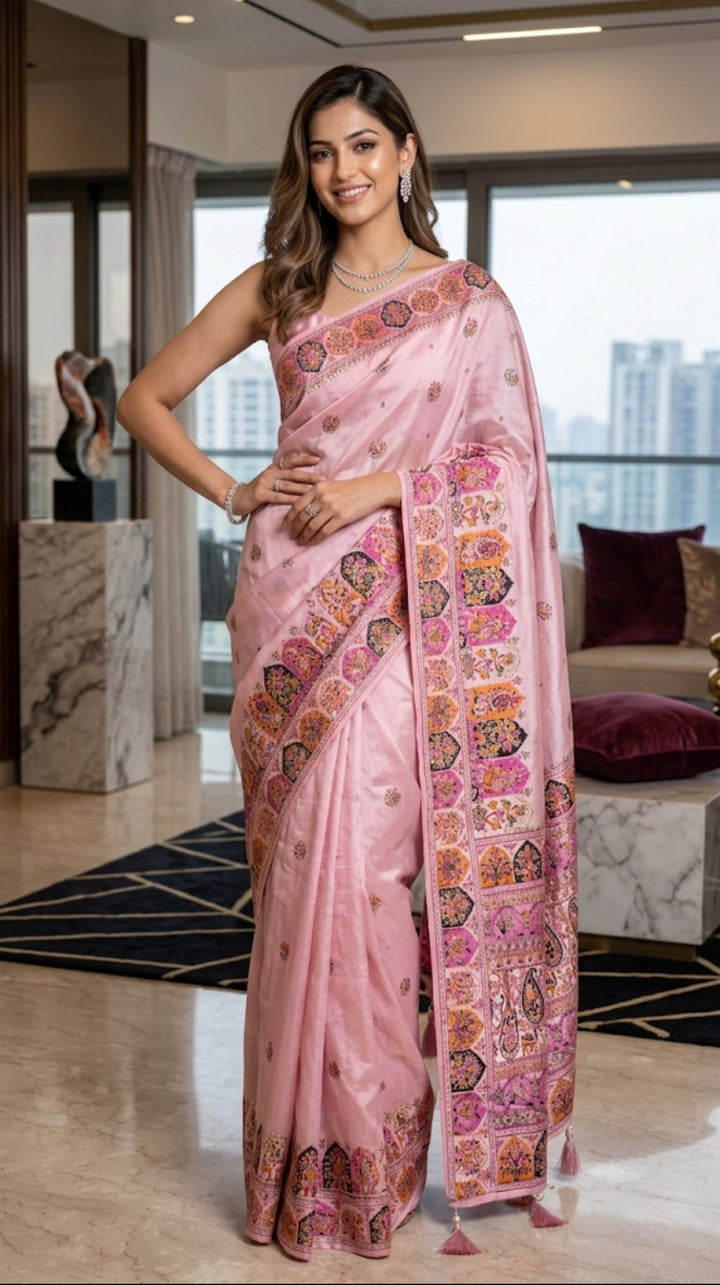 Royal Rose Pashmina Ready to wear Saree