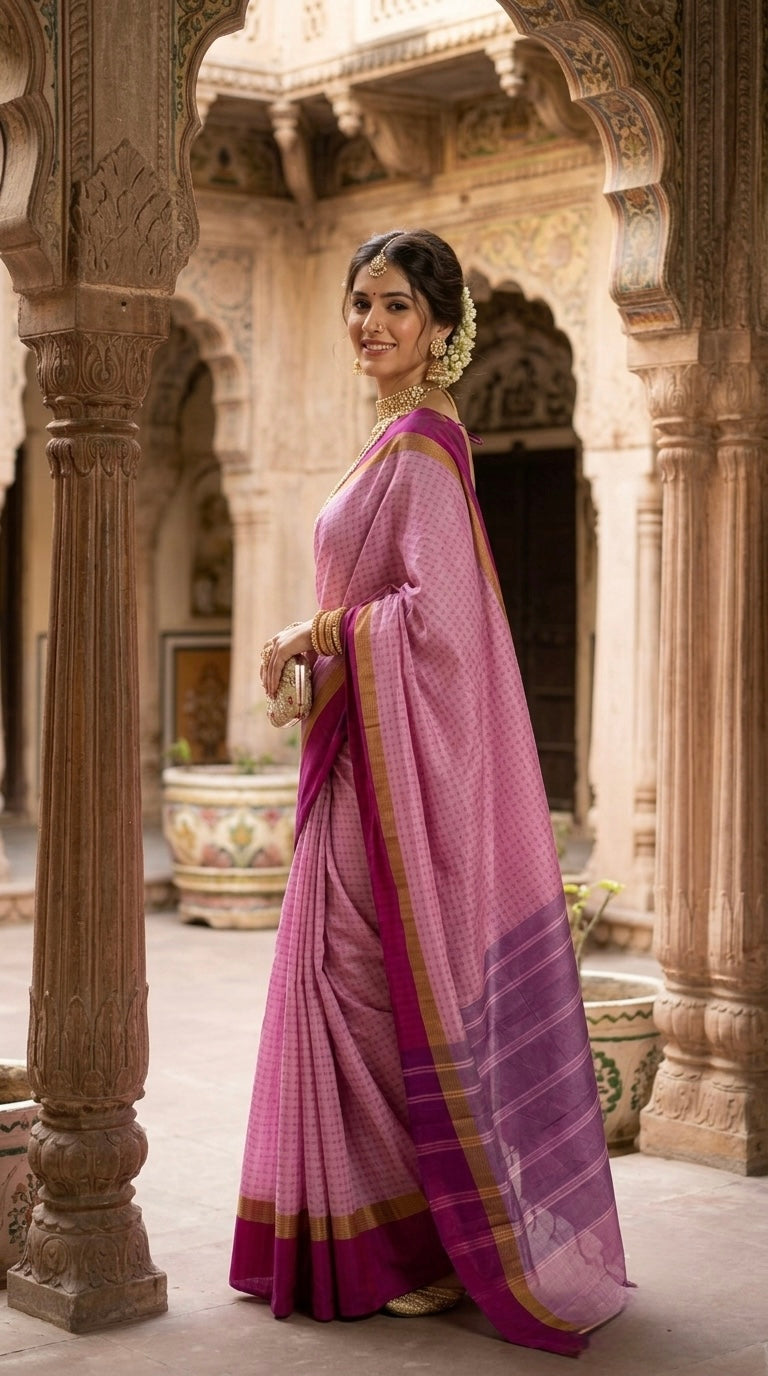 Kanmani-South Silk (Pink Shade)