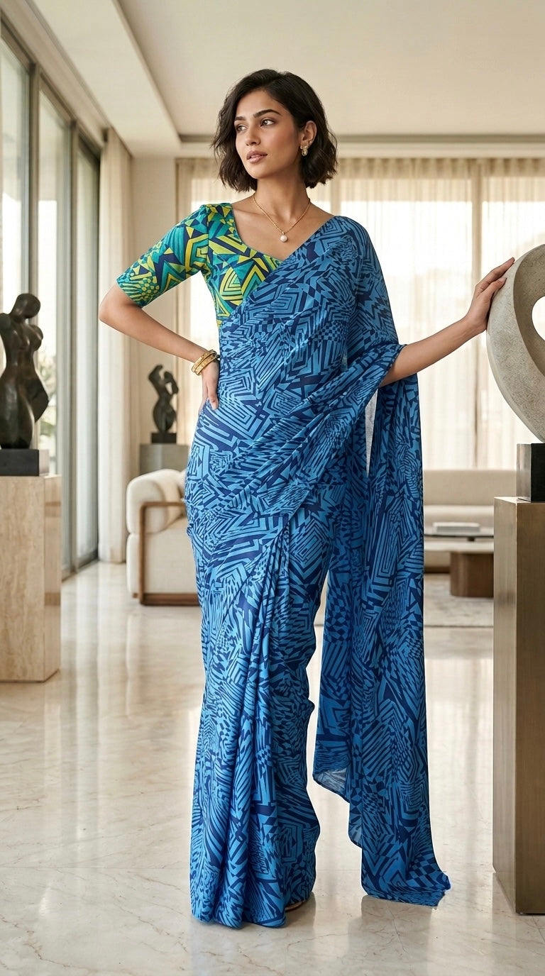 Kyra-Soft Silk (Teal Blue)