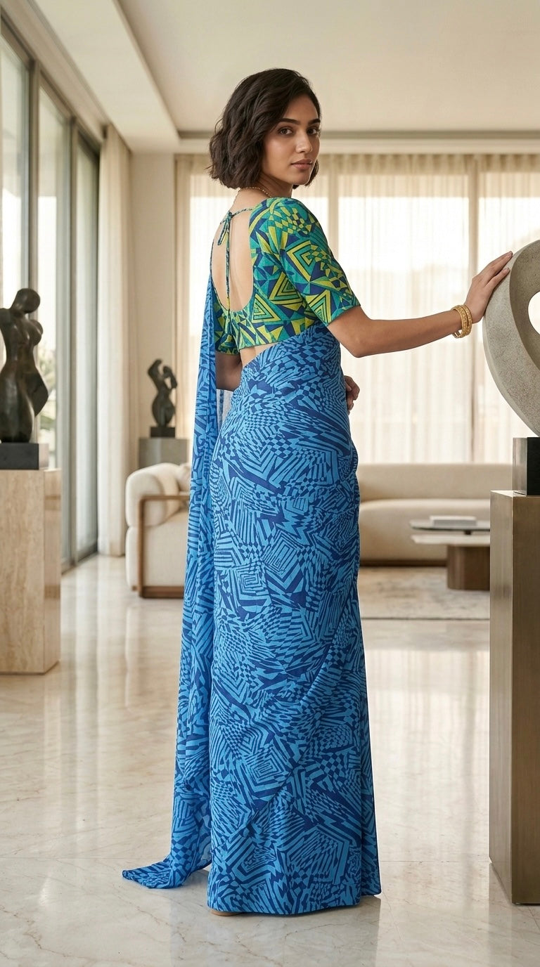 Kyra-Soft Silk (Teal Blue)