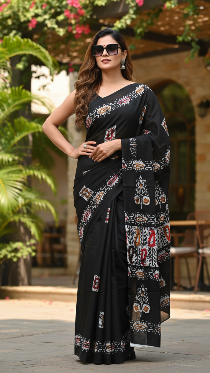 Noir Magic – Sleek, Bold, and Effortless Drape with EasyPysy Comfort