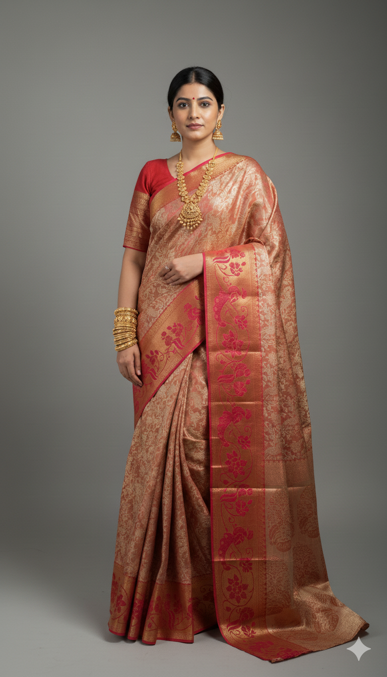 Festive Silk Saree – Timeless Tradition