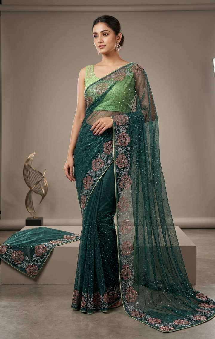 Midnight Teal Elegance