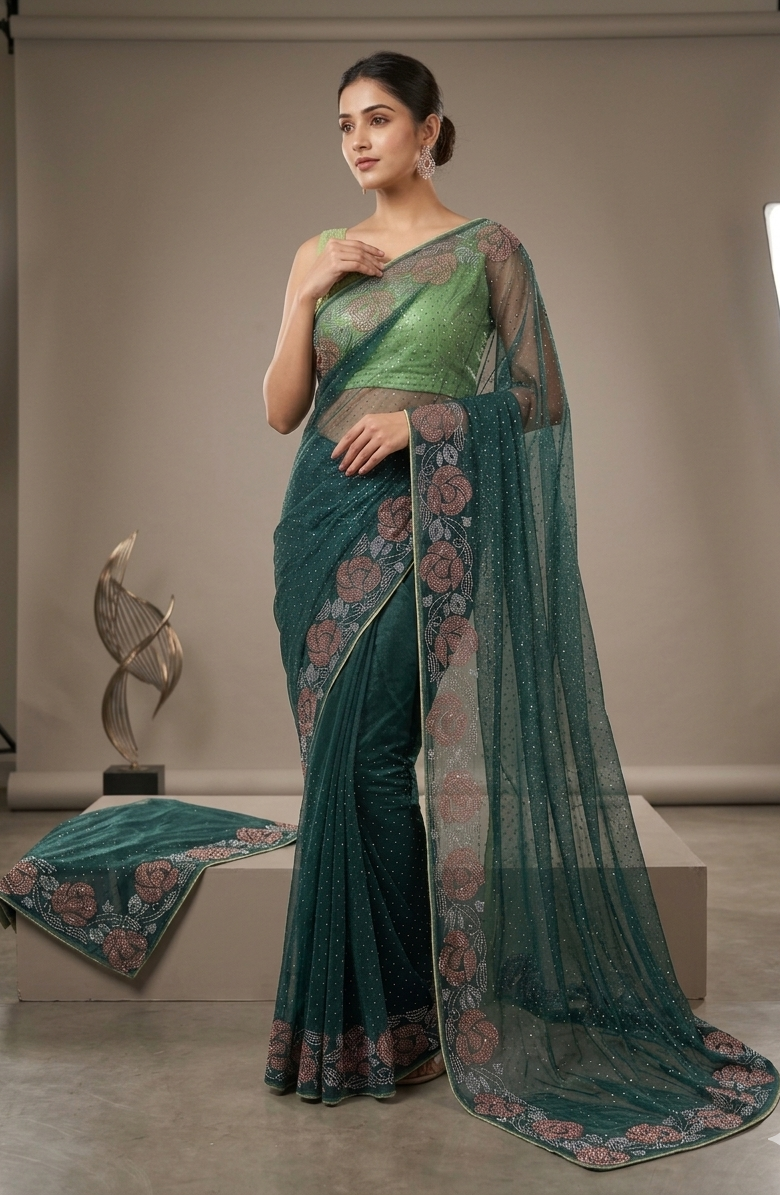 Midnight Teal Elegance